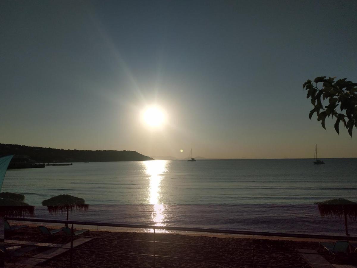Παραθαλασσια Στουντιο Μιχαλιας Sea View Studio Michalias Agia Marina  Luaran gambar