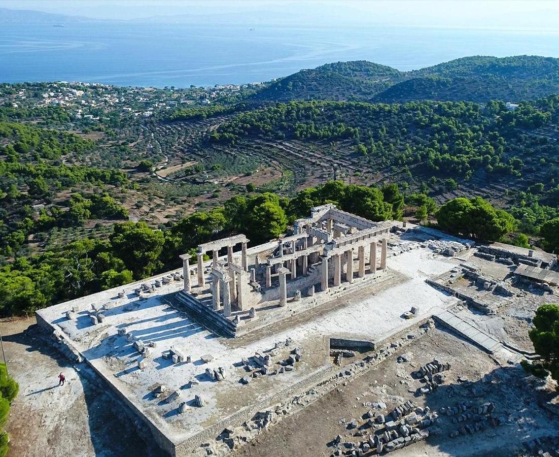 Παραθαλασσια Στουντιο Μιχαλιας Sea View Studio Michalias Agia Marina  Luaran gambar