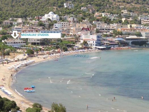 Παραθαλασσια Στουντιο Μιχαλιας Sea View Studio Michalias Agia Marina  Luaran gambar