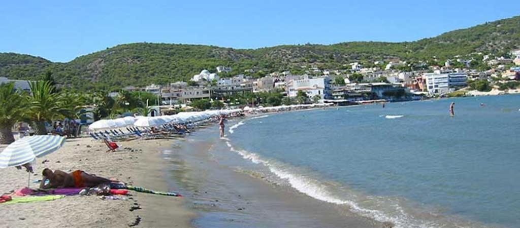Παραθαλασσια Στουντιο Μιχαλιας Sea View Studio Michalias Agia Marina  Luaran gambar